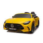 Elektrické autíčko Mercedes-Benz GT63 AMG - dvojmiestne, žlté